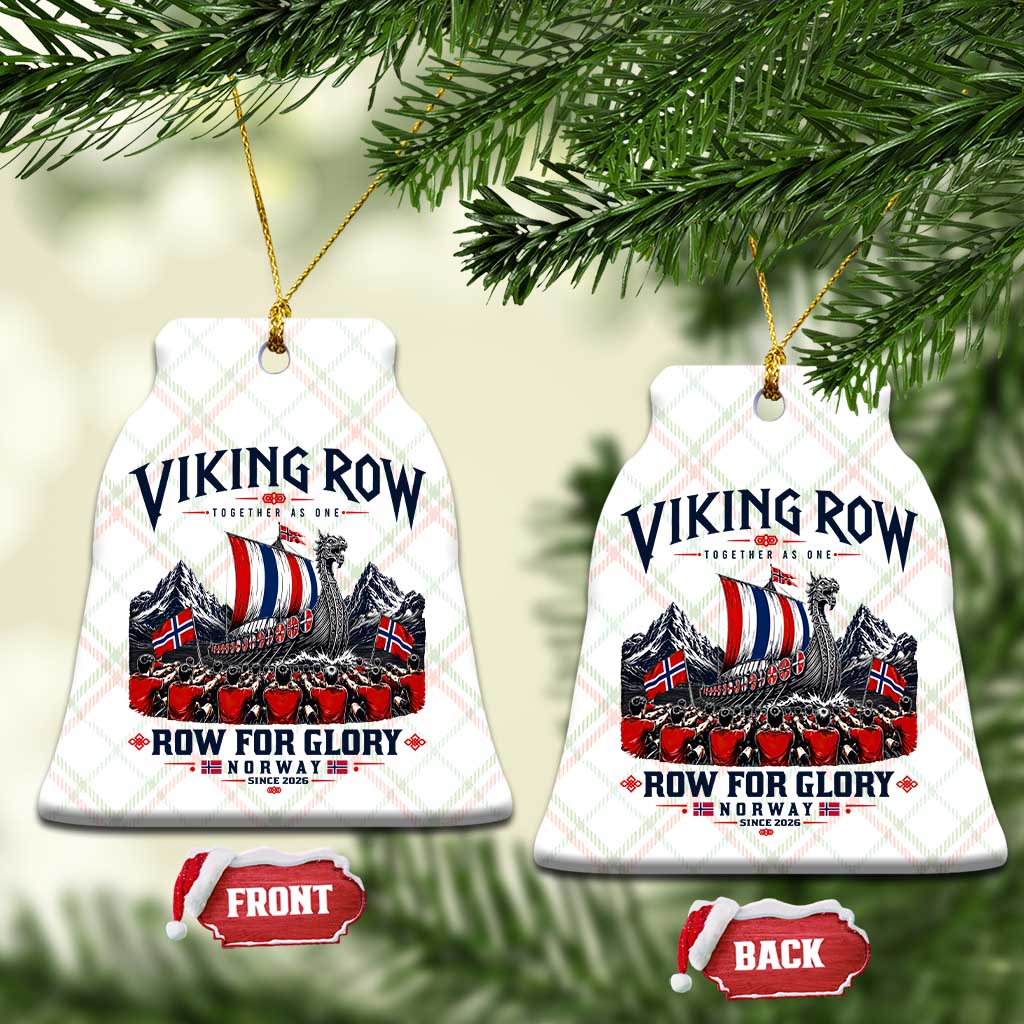 Viking Row Ro Ro Norway Norge Norwegian Flag Ceramic Ornament Row For Glory Norway Together As One Retro Football Fans TS02 Print Your Wear