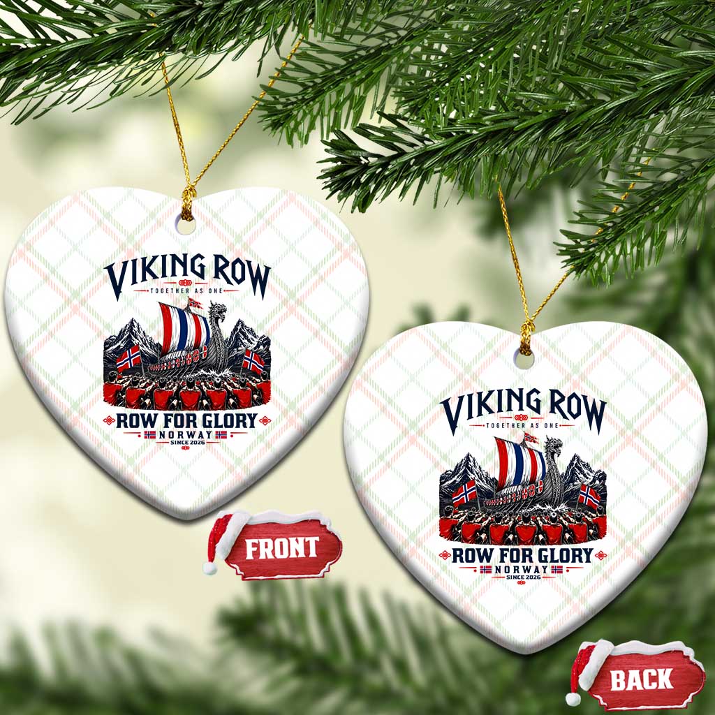 Viking Row Ro Ro Norway Norge Norwegian Flag Ceramic Ornament Row For Glory Norway Together As One Retro Football Fans TS02 Print Your Wear