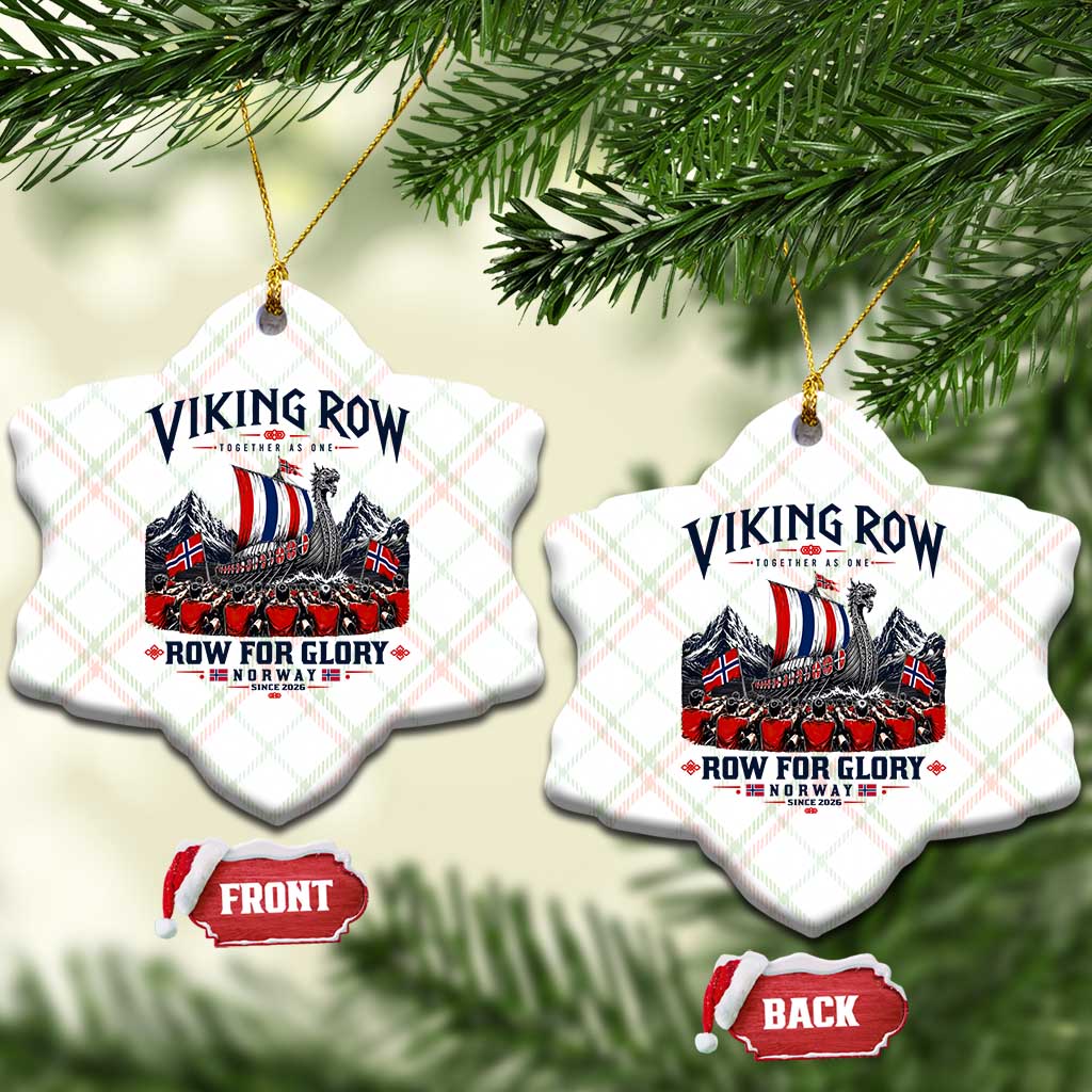 Viking Row Ro Ro Norway Norge Norwegian Flag Ceramic Ornament Row For Glory Norway Together As One Retro Football Fans TS02 Print Your Wear