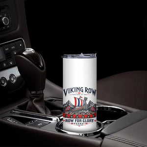 Viking Row Ro Ro Norway Norge Norwegian Flag Skinny Tumbler Row For Glory Norway Together As One Retro Football Fans TS02 Print Your Wear