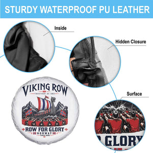 Viking Row Ro Ro Norway Norge Norwegian Flag Spare Tire Cover Row For Glory Norway Together As One Retro Football Fans TS02 Print Your Wear