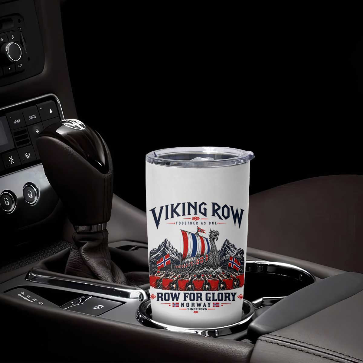 Viking Row Ro Ro Norway Norge Norwegian Flag Tumbler Cup Row For Glory Norway Together As One Retro Football Fans TS02 Print Your Wear