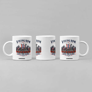 Viking Row Ro Ro Norway Norge Norwegian Flag Coffee Mug Row For Glory Norway Together As One Retro Football Fans TS02 Print Your Wear