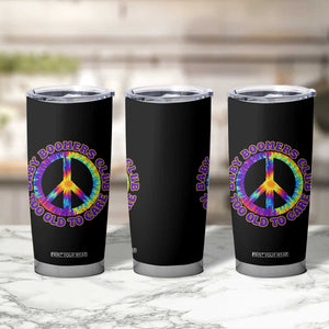 Baby Boomers Club Too Old To Care Retro Tie Dye Effect Printing Tumbler Cup Peace Sign Groovy 60s Hippie Humor Graphic TS02 Print Your Wear