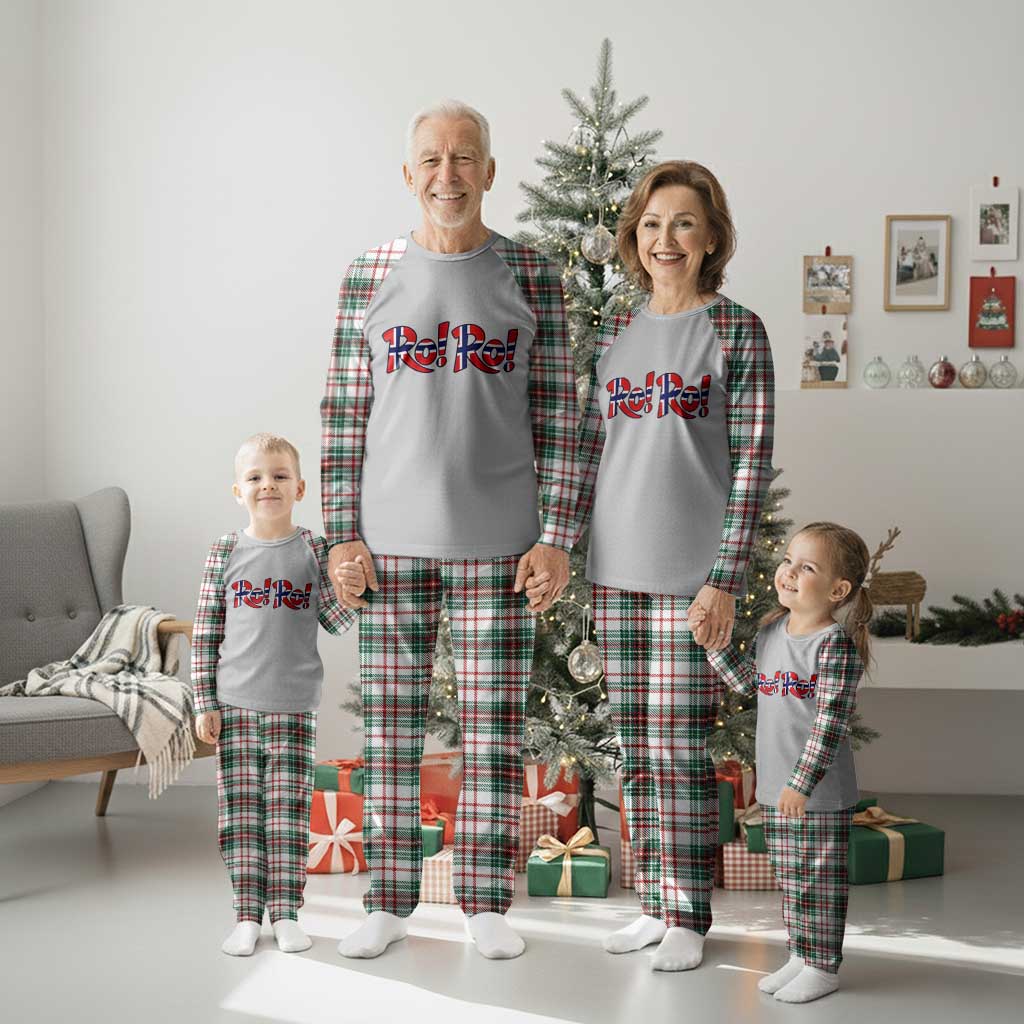 Funny Norway Flag Ro Ro Typography Graphic Plaid Pajama Set Norge Norwegian Flag Football Fans TS02 Christmas Plaid Print Your Wear