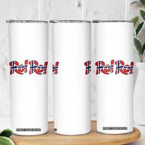 Funny Norway Flag Ro Ro Typography Graphic Skinny Tumbler Norge Norwegian Flag Football Fans TS02 Print Your Wear