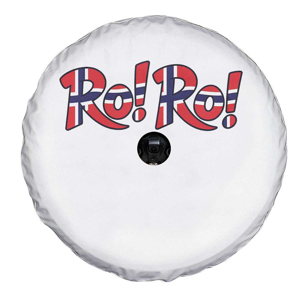 Funny Norway Flag Ro Ro Typography Graphic Spare Tire Cover Norge Norwegian Flag Football Fans TS02 Print Your Wear