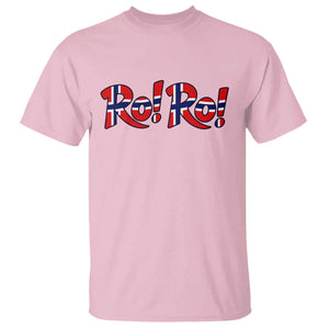 Funny Norway Flag Ro Ro Typography Graphic T Shirt Norge Norwegian Flag Football Fans TS02 Light Pink Print Your Wear
