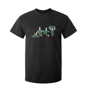 Funny Mexico Merlin the Duck Playing Soccer Graphic T Shirt For Kid Mexican Spirit Football Fans Cheer TS02 Black Print Your Wear