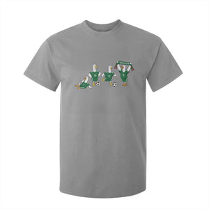 Funny Mexico Merlin the Duck Playing Soccer Graphic T Shirt For Kid Mexican Spirit Football Fans Cheer TS02 Sport Gray Print Your Wear
