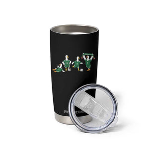 Funny Mexico Merlin the Duck Playing Soccer Graphic Tumbler Cup Mexican Spirit Football Fans Cheer TS02 Print Your Wear