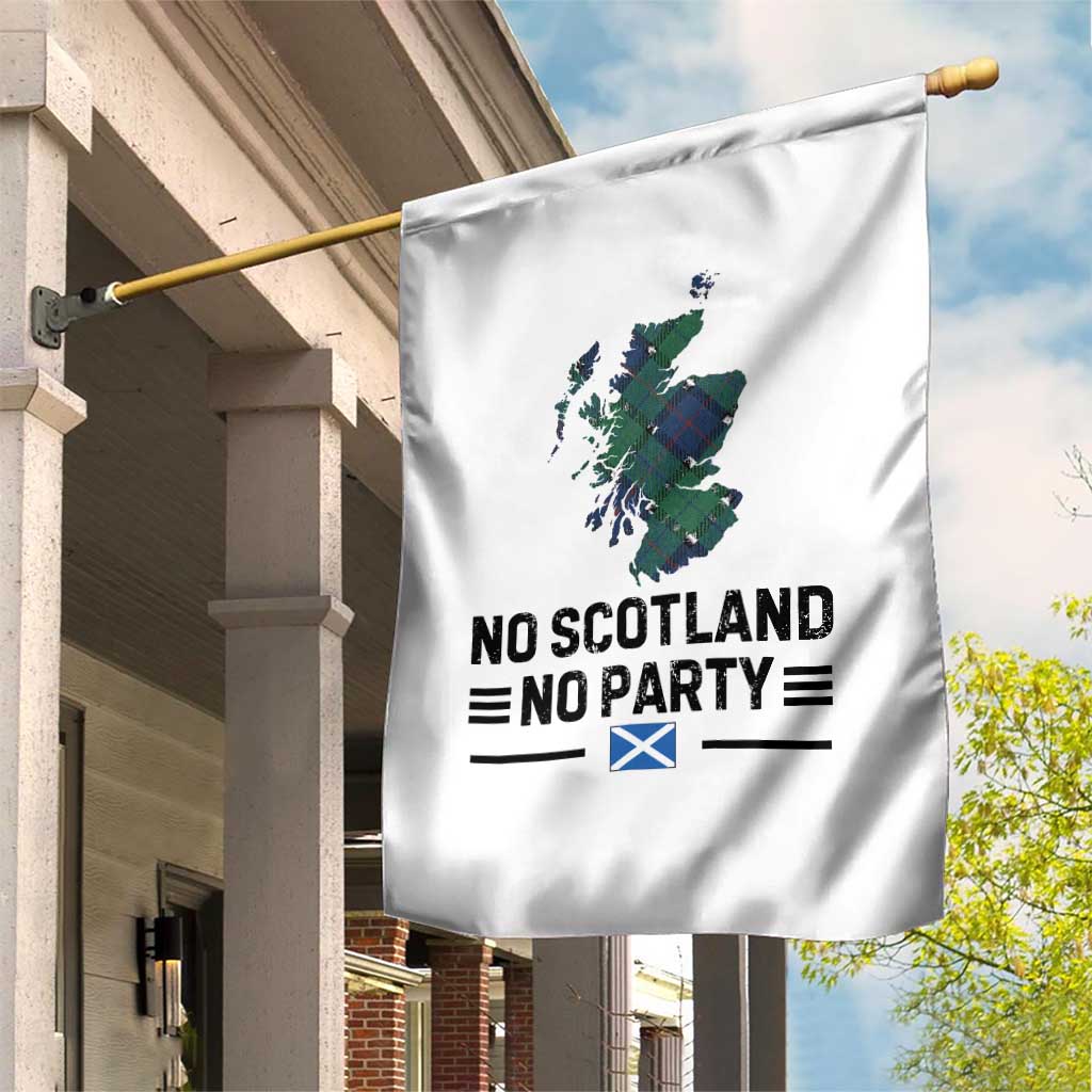 No Scotland No Party Tartan Plaid and Map Garden Flag Vintage Scottish Football Supporter Sports Fans Spirit TS02 Print Your Wear
