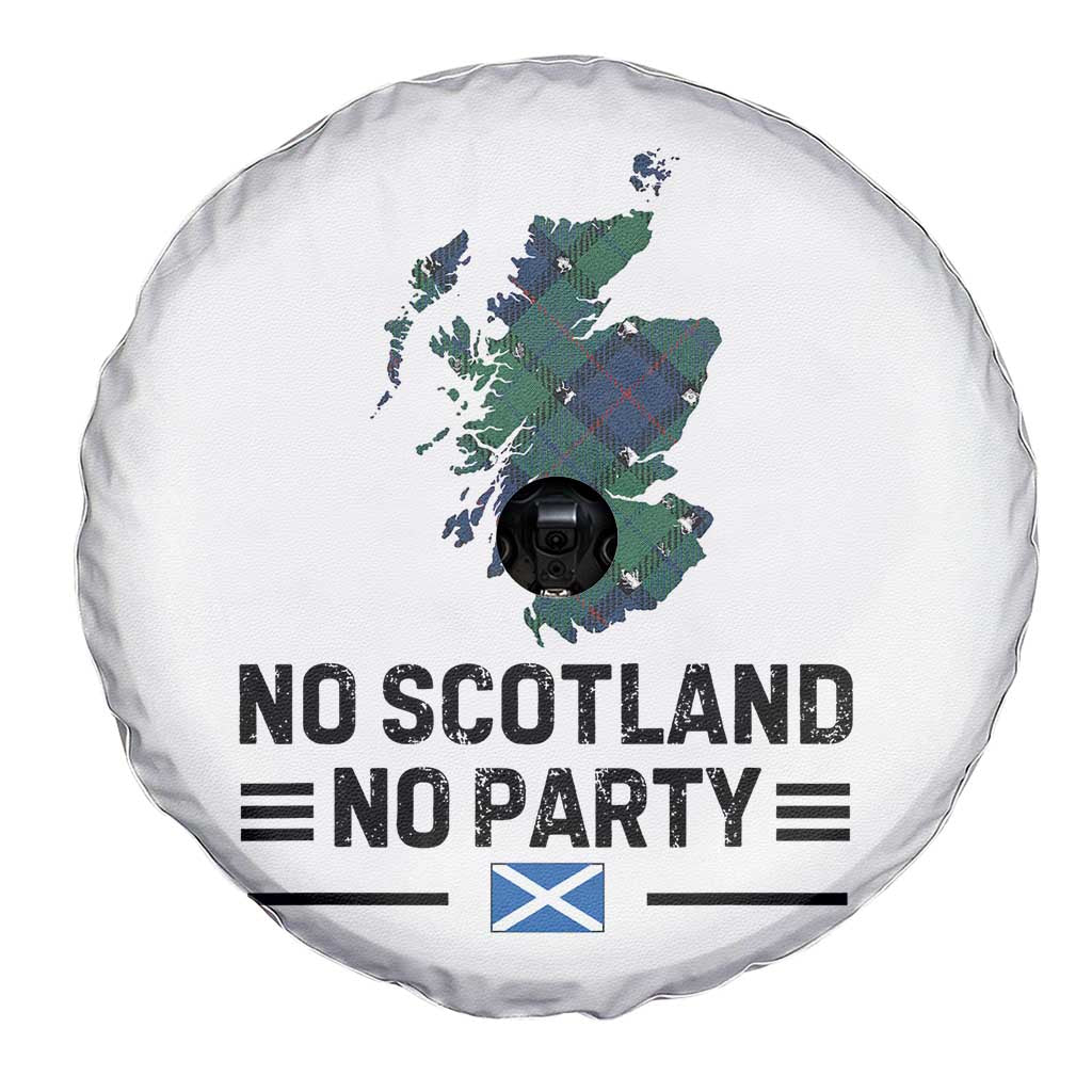 No Scotland No Party Tartan Plaid and Map Spare Tire Cover Vintage Scottish Football Supporter Sports Fans Spirit TS02 Print Your Wear