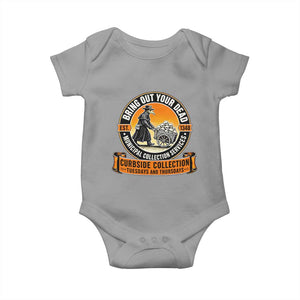 Funny Plague Doctor History Humor Baby Onesie Bring Out Your Dead Curbside Collection