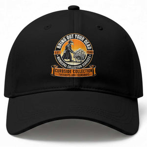 Funny Plague Doctor History Humor Baseball Cap Bring Out Your Dead Curbside Collection