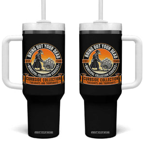 Funny Plague Doctor History Humor Tumbler With Handle Bring Out Your Dead Curbside Collection