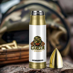 Zodiac Queen Cancer Season Retro Camo Camouflage Graphic Bullet Tumbler June July Horoscope Birthday Gift Melanin Women
