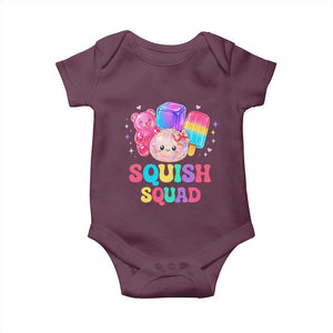 Squish Squad Kawaii Glitter Dumpling and Candy Graphic Baby Onesie Cute Gummy Bear Popsicle
