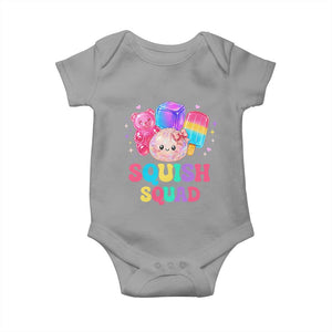 Squish Squad Kawaii Glitter Dumpling and Candy Graphic Baby Onesie Cute Gummy Bear Popsicle