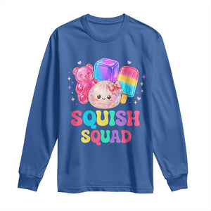 Squish Squad Kawaii Glitter Dumpling and Candy Graphic Long Sleeve Shirt Cute Gummy Bear Popsicle