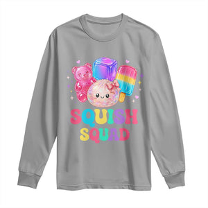 Squish Squad Kawaii Glitter Dumpling and Candy Graphic Long Sleeve Shirt Cute Gummy Bear Popsicle