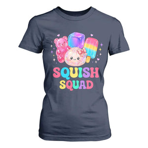 Squish Squad Kawaii Glitter Dumpling and Candy Graphic T Shirt For Women Cute Gummy Bear Popsicle