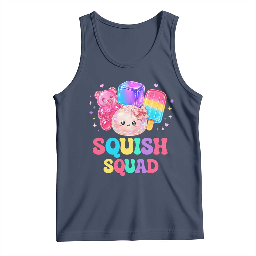Squish Squad Kawaii Glitter Dumpling and Candy Graphic Tank Top Cute Gummy Bear Popsicle