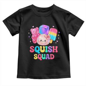 Squish Squad Kawaii Glitter Dumpling and Candy Graphic Toddler T Shirt Cute Gummy Bear Popsicle