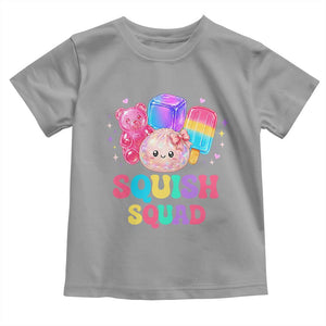 Squish Squad Kawaii Glitter Dumpling and Candy Graphic Toddler T Shirt Cute Gummy Bear Popsicle