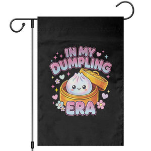 In My Dumpling Era Kawaii Pastel Graphic Garden Flag Retro Groovy Glitter Bao Steamer Basket