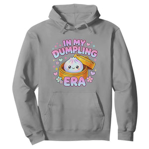 In My Dumpling Era Kawaii Pastel Graphic Hoodie Retro Groovy Glitter Bao Steamer Basket