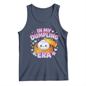 In My Dumpling Era Kawaii Pastel Graphic Tank Top Retro Groovy Glitter Bao Steamer Basket