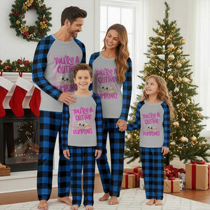 You Are A Glitter Dumpling Cute Preppy Pastel Graphic Plaid Pajama Set Kawaii Pastel Pink Striped Food Quote