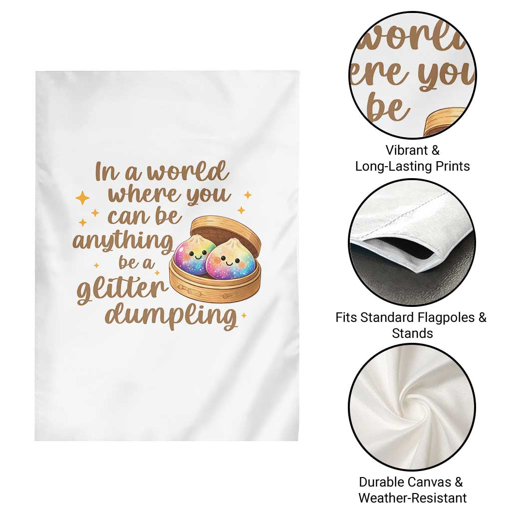 Be A Glitter Dumpling Kawaii Graphic Garden Flag In A World Squish Squad Mystery Box