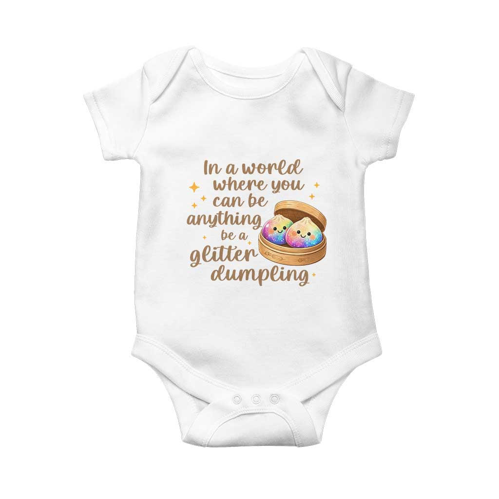Be A Glitter Dumpling Kawaii Graphic Baby Onesie In A World Squish Squad Mystery Box
