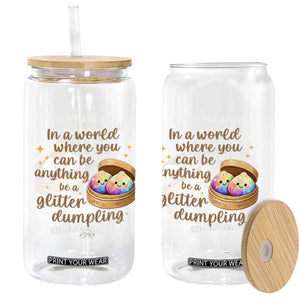 Be A Glitter Dumpling Kawaii Graphic Glass Can In A World Squish Squad Mystery Box