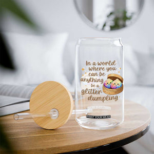 Be A Glitter Dumpling Kawaii Graphic Glass Can In A World Squish Squad Mystery Box