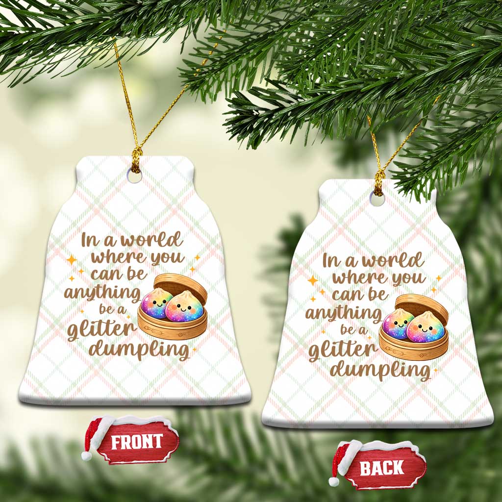 Be A Glitter Dumpling Kawaii Graphic Ceramic Ornament In A World Squish Squad Mystery Box