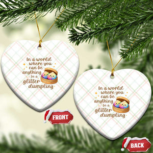 Be A Glitter Dumpling Kawaii Graphic Ceramic Ornament In A World Squish Squad Mystery Box