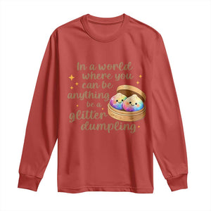 Be A Glitter Dumpling Kawaii Graphic Long Sleeve Shirt In A World Squish Squad Mystery Box