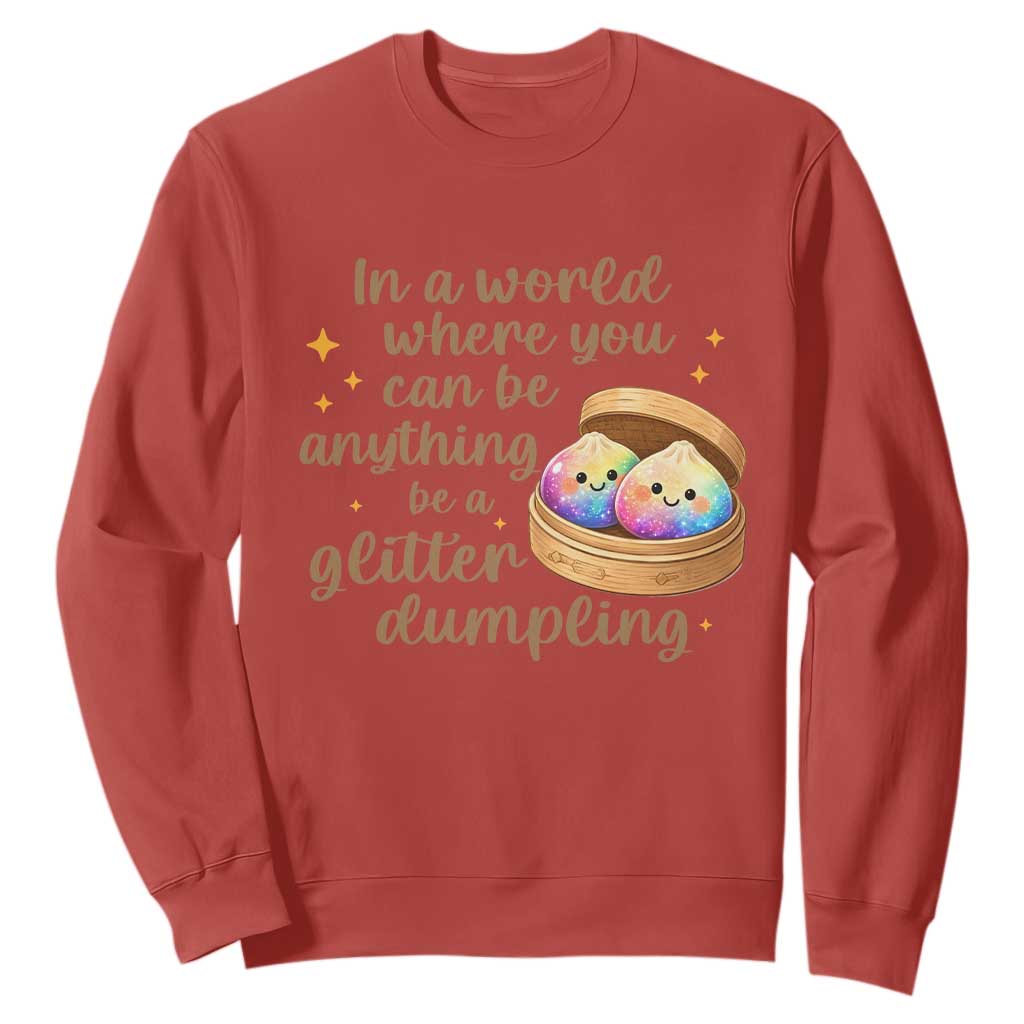 Be A Glitter Dumpling Kawaii Graphic Sweatshirt In A World Squish Squad Mystery Box