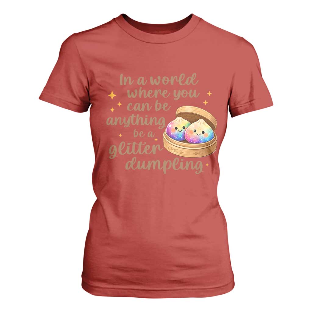 Be A Glitter Dumpling Kawaii Graphic T Shirt For Women In A World Squish Squad Mystery Box