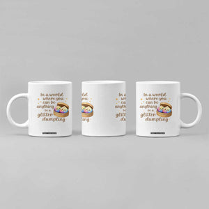 Be A Glitter Dumpling Kawaii Graphic Coffee Mug In A World Squish Squad Mystery Box