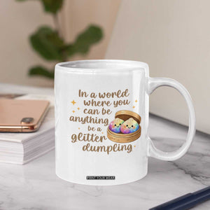 Be A Glitter Dumpling Kawaii Graphic Coffee Mug In A World Squish Squad Mystery Box