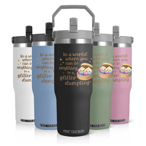 Be A Glitter Dumpling Kawaii Graphic Flip Straw Tumbler In A World Squish Squad Mystery Box