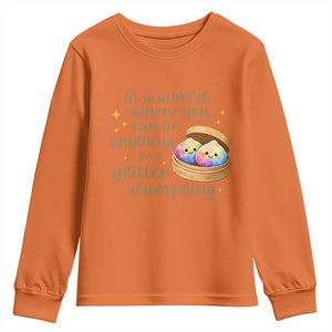Be A Glitter Dumpling Kawaii Graphic Youth Sweatshirt In A World Squish Squad Mystery Box