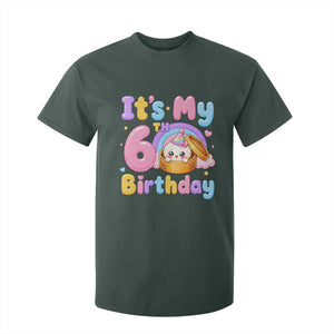 Its My 6th Birthday Kawaii Glitter Dumpling Graphic T Shirt For Kid Cute 6 Years Old Rainbow Bday Girl Party