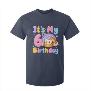 Its My 6th Birthday Kawaii Glitter Dumpling Graphic T Shirt For Kid Cute 6 Years Old Rainbow Bday Girl Party