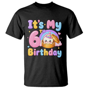 Its My 6th Birthday Kawaii Glitter Dumpling Graphic T Shirt Cute 6 Years Old Rainbow Bday Girl Party