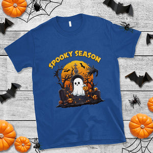 Spooky Season Ghost Boo Scary Night Halloween Costume T Shirt TS02 Printyourwear